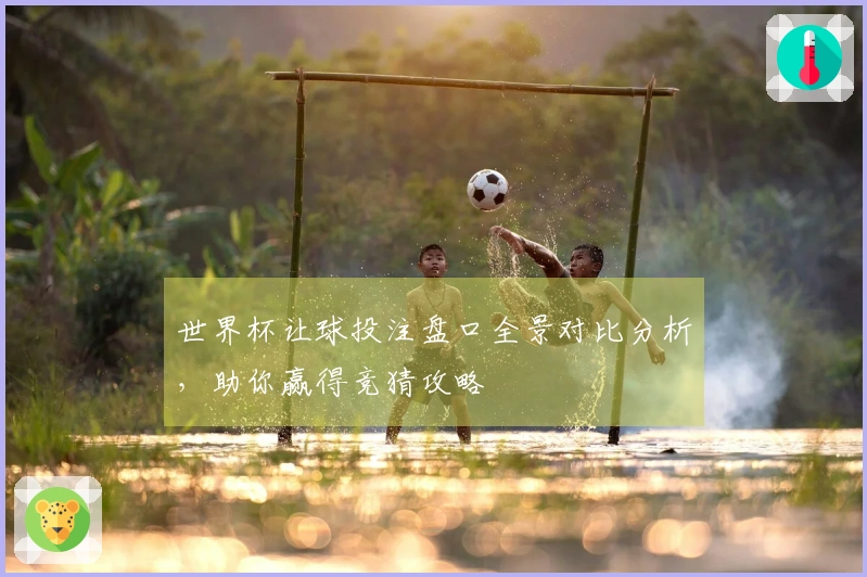 世界杯让球投注盘口全景对比分析，助你赢得竞猜攻略
